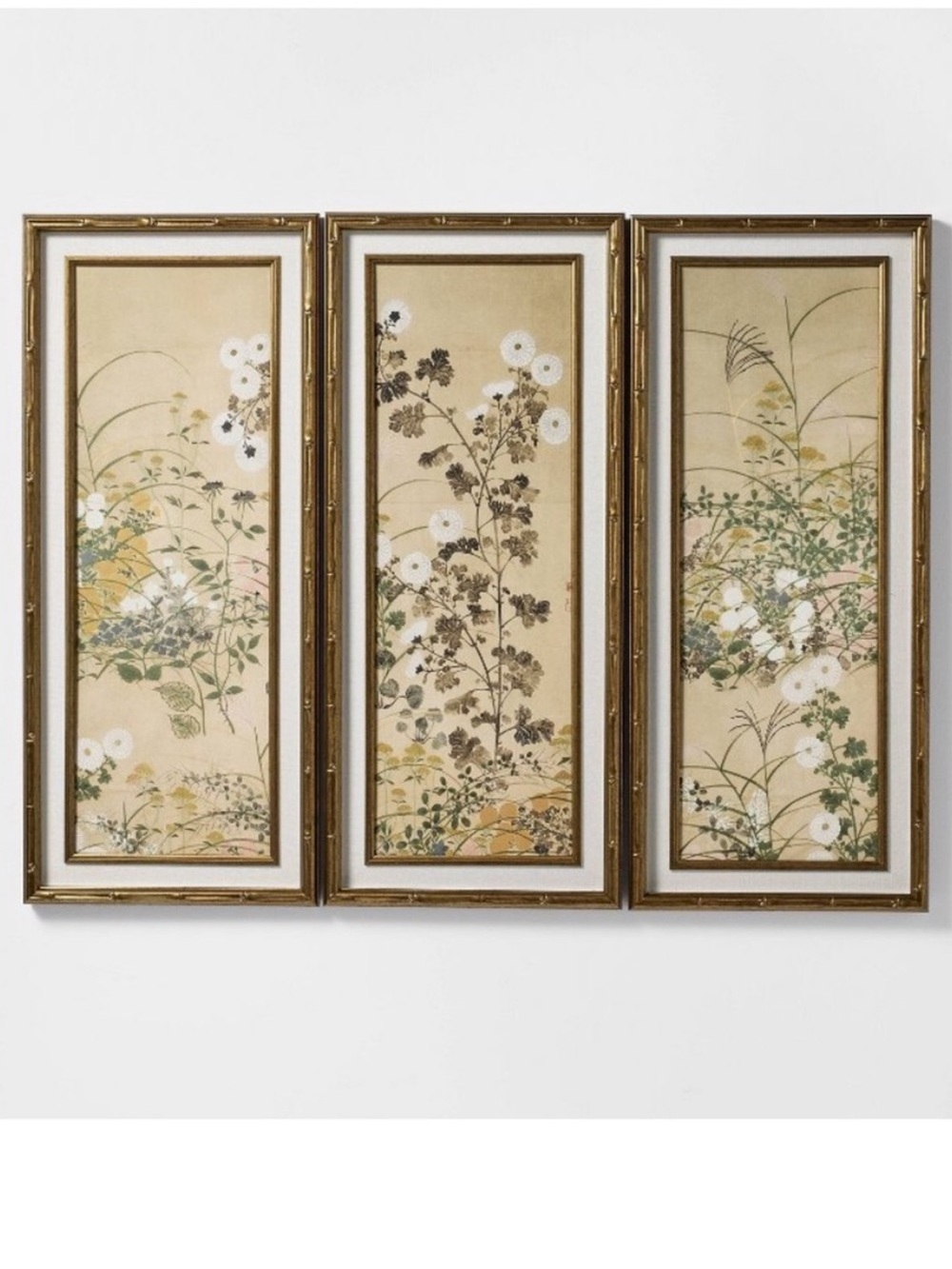 12"x28" Floral Wall Art - Threshold™ designed with Studio McGee